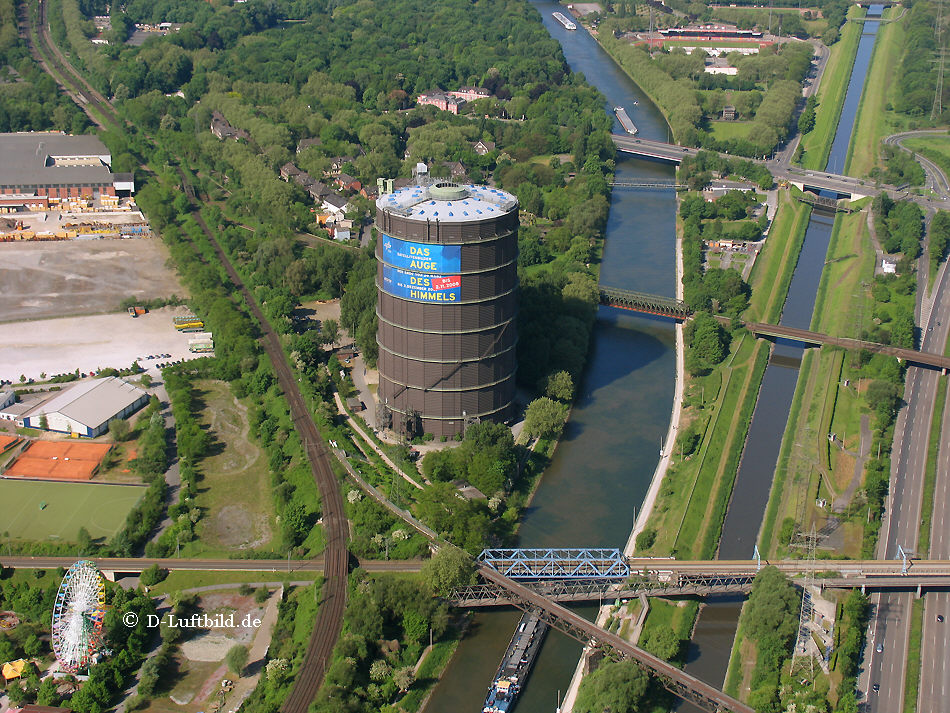 Luftbild Gasometer Oberhausen