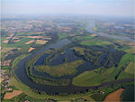 Lufttbild Bislicher Insel Xanten