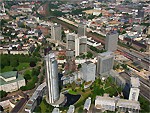 Luftbild Hochhäuser Essen